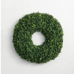 Large Dense Faux Boxwood Wreath