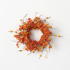 Bright Harvest Bittersweet Berry Mini Wreath