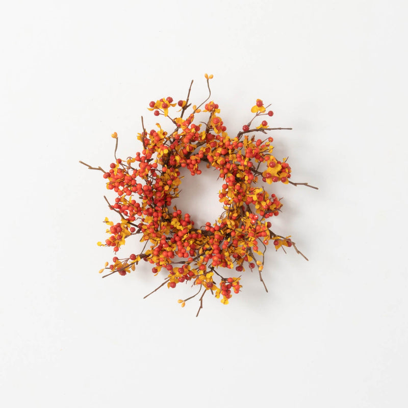 Bright Harvest Bittersweet Berry Mini Wreath