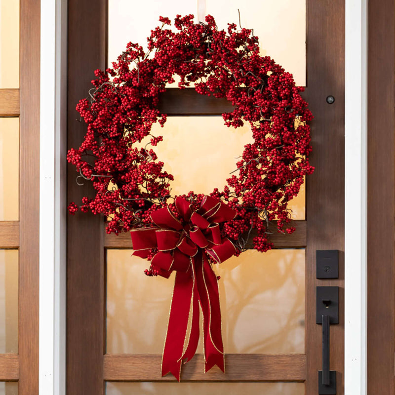 32" Red Berry Wreath