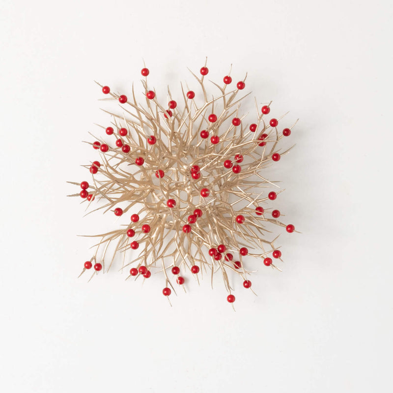 Gold Twig & Berry Orb