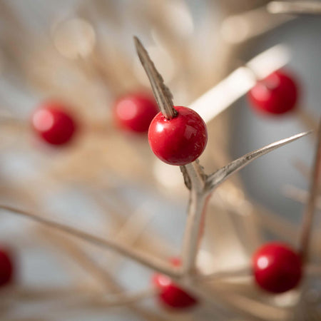 Gold Twig & Berry Accent Ring