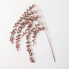 Crimson Glittered Drop Spray