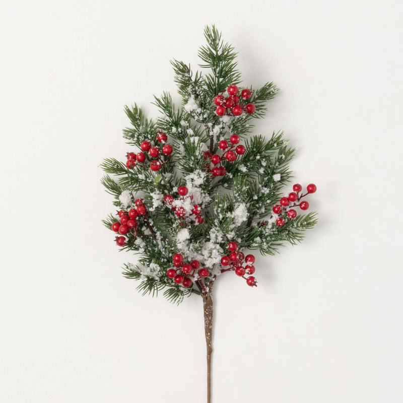 Snowy Pine Berry Spray