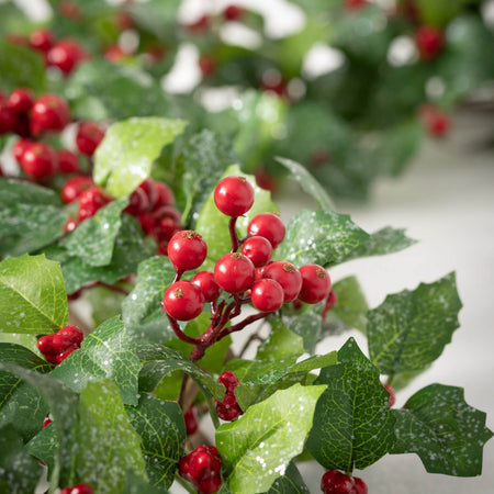 Red Berry & Green Leaf Garland