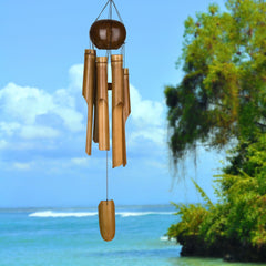 Whole Coconut Bamboo Chime - Large main image