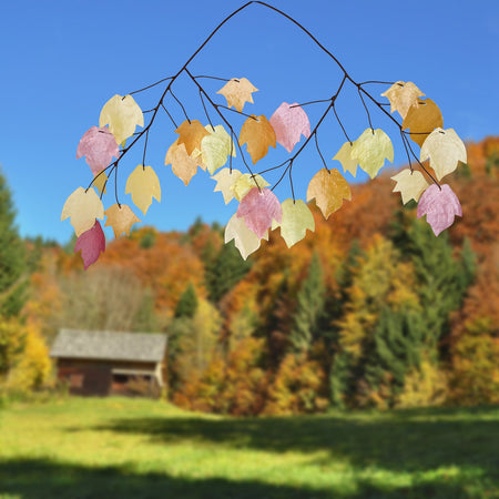 Capiz Chime - Autumn Leaves lifestyle image