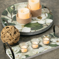 Cream Mini LED Votive Candle Set