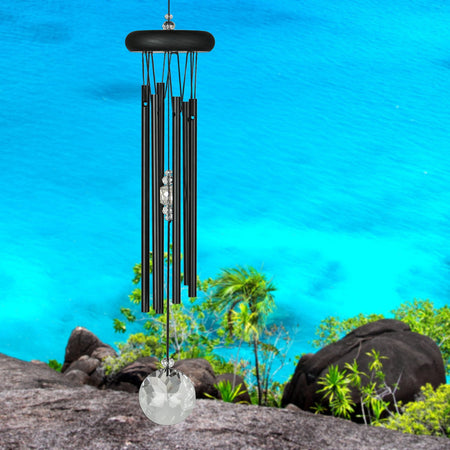 Crystal Meditation Chime - Black proportion image