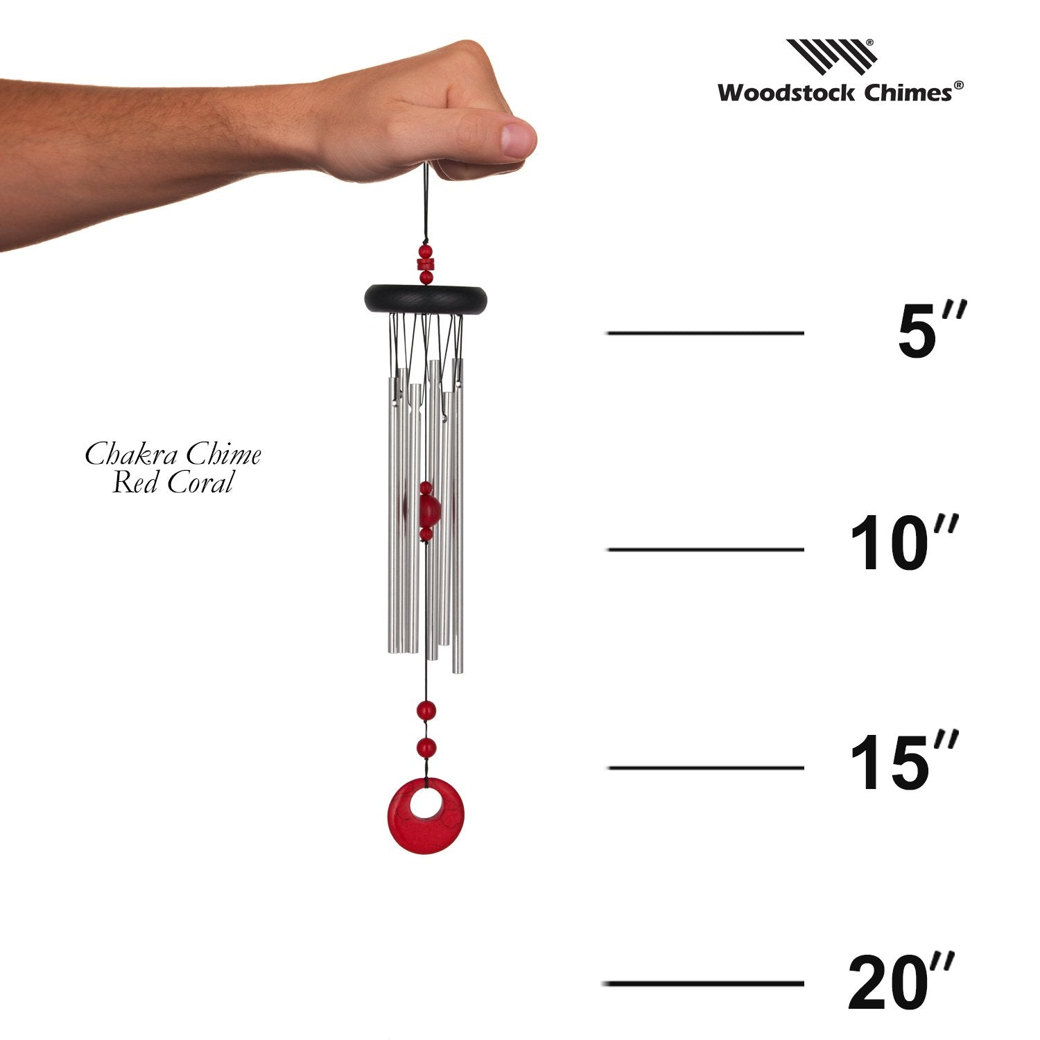 Chakra Chime - Red Coral proportion image