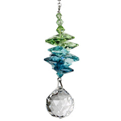 Crystal Sunrise Cascade Suncatcher - Green main image