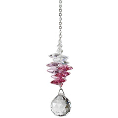 Crystal Sunrise Cascade Suncatcher - Pink main image