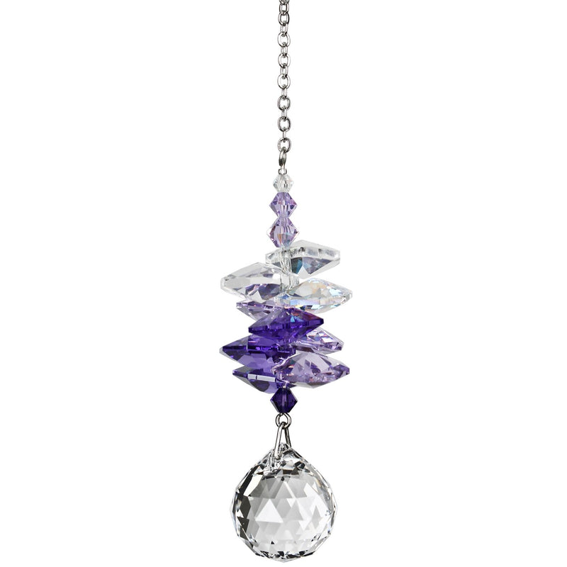 Crystal Sunrise Cascade Suncatcher - Purple main image