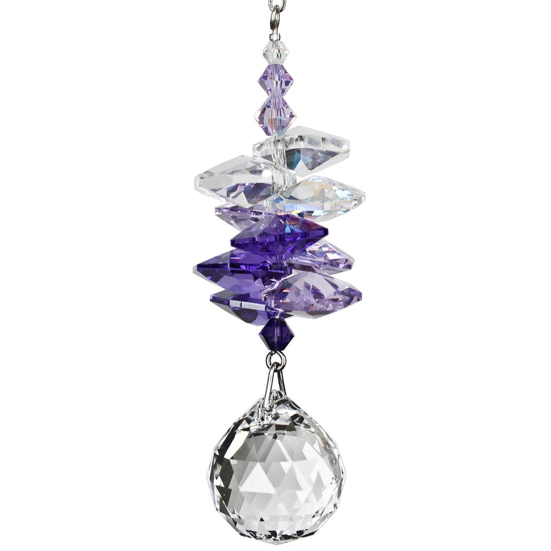 Crystal Sunrise Cascade Suncatcher - Purple main image