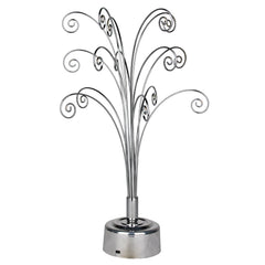 Fiddlehead Rotating Tabletop Tree - Silver main image