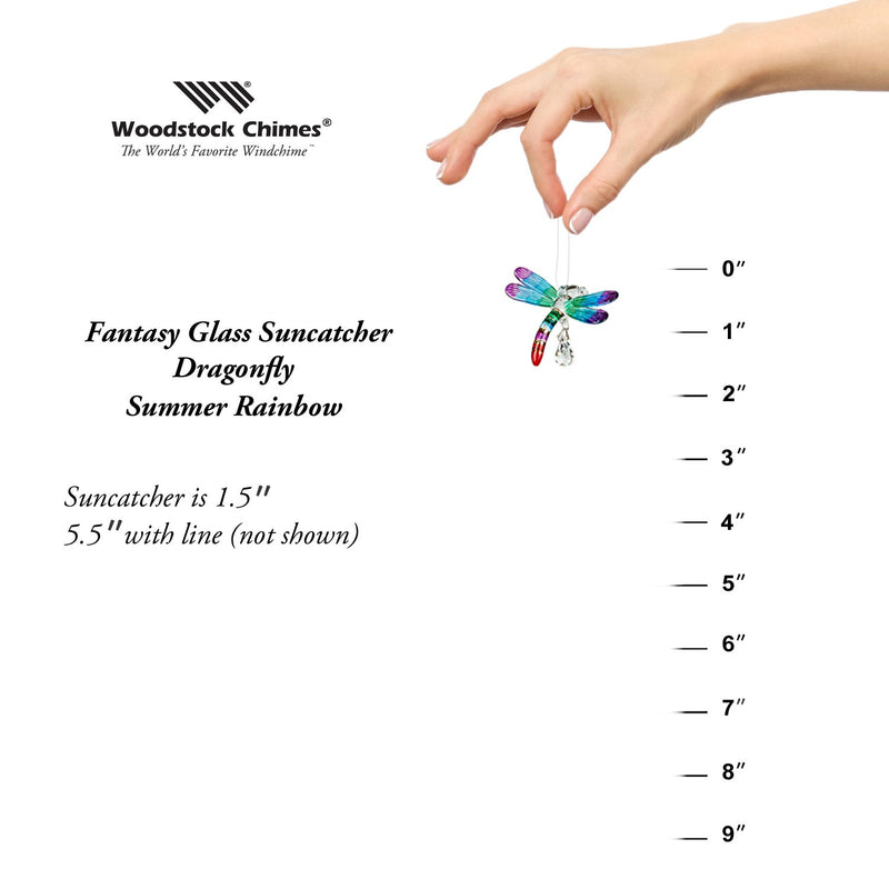 Fantasy Glass Suncatcher - Dragonfly, Summer Rainbow main image