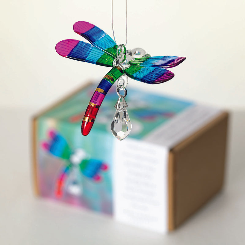 Fantasy Glass Suncatcher - Dragonfly, Summer Rainbow main image