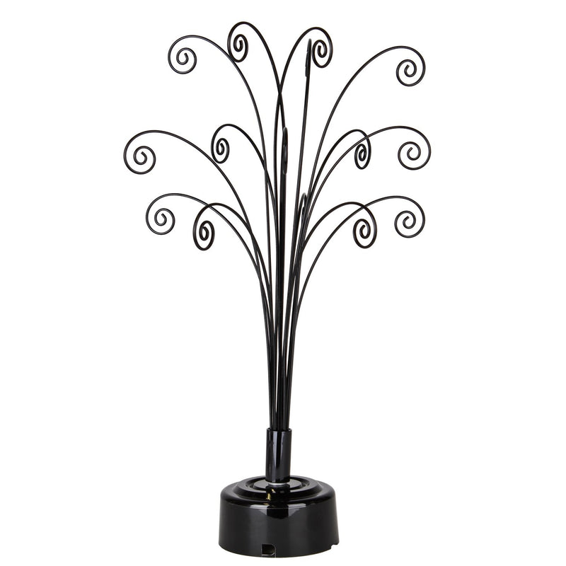 Fiddlehead Black Rotating Tabletop Tree main image