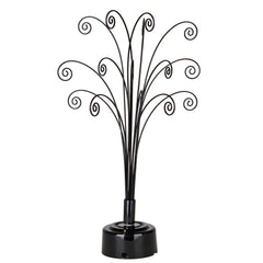 Fiddlehead Black Rotating Tabletop Tree main image