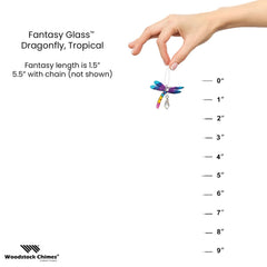 Fantasy Glass Suncatcher - Dragonfly, Tropical main image