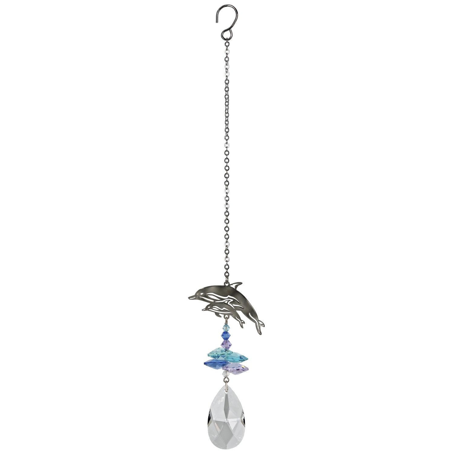 Crystal Fantasy Suncatcher - Dolphins full product image