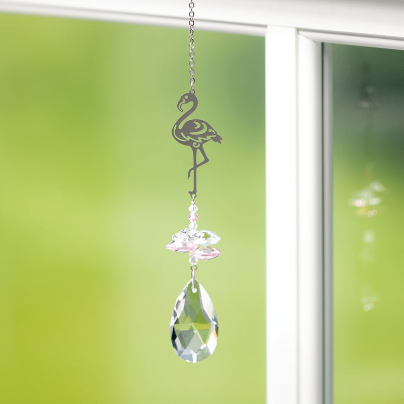 Crystal Fantasy Suncatcher - Pink Flamingo main image