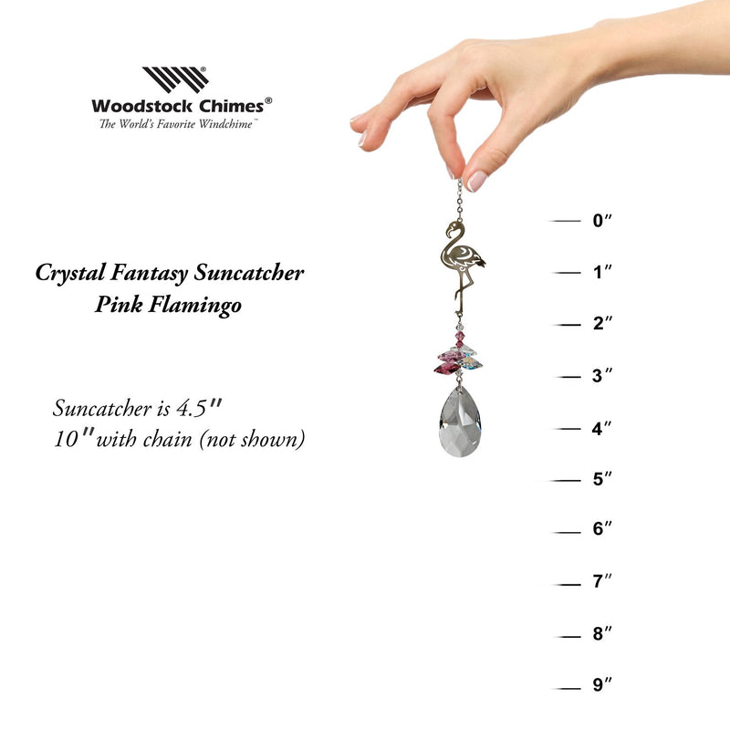 Crystal Fantasy Suncatcher - Pink Flamingo main image