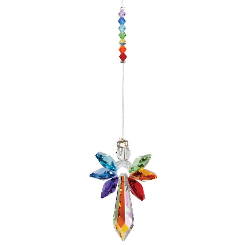 Crystal Guardian Angel Suncatcher - Large, Chakra main image