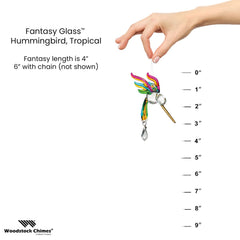 Fantasy Glass Suncatcher- Hummingbird, Tropical main image