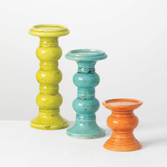 Pillar Candle Holder Set 3