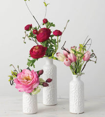 Textured Finish Vase Set Of 3