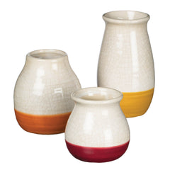 Two-Tone Mini Vase Set Of 3