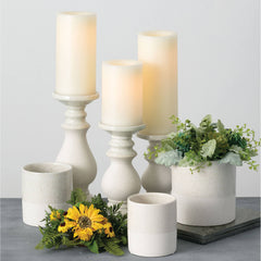 Pillar Candle Holders Set 3