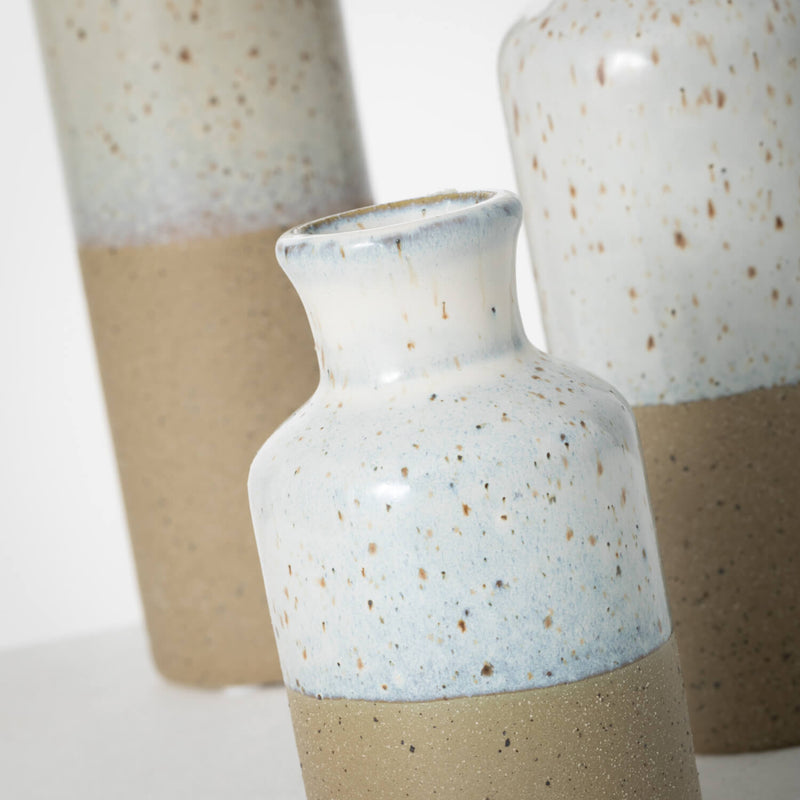 Two-Toned Vase Set Of 3