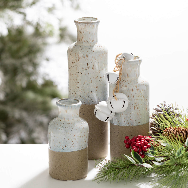 Two-Toned Vase Set Of 3
