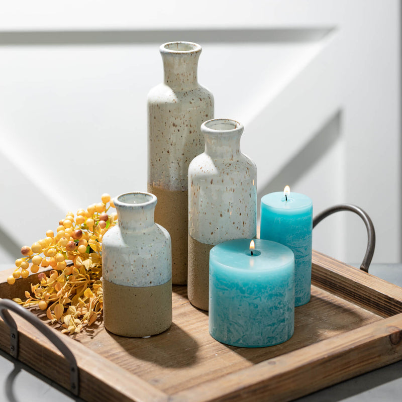 Two-Toned Vase Set Of 3