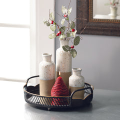 Two-Toned Vase Set Of 3