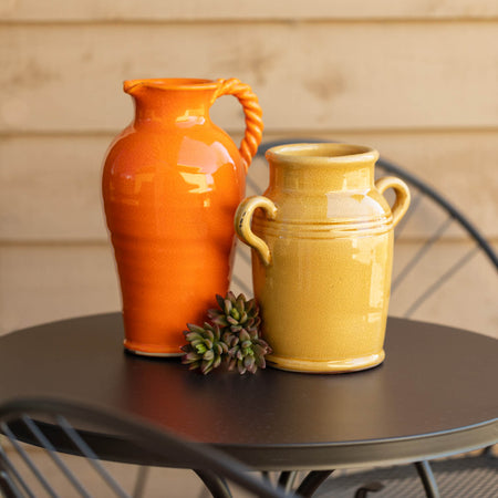 Terracotta Pitcher Vase