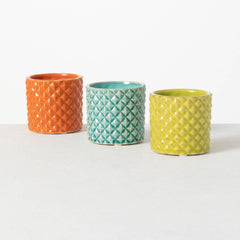 Ceramic Planters Set Of 3