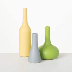 Bright Matte Modern Vase Set