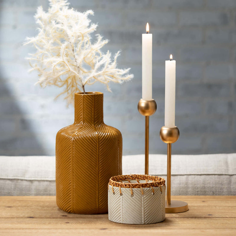 Artisanal Ceramic Vase Set