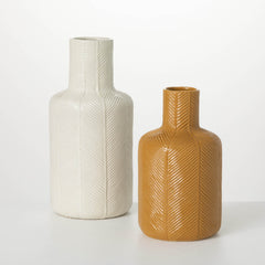 Artisanal Ceramic Vase Set