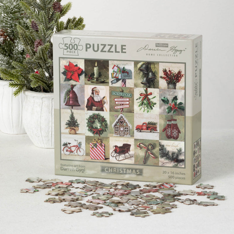 Darren Gygi Christmas Jigsaw Puzzle 20"W x 16"H