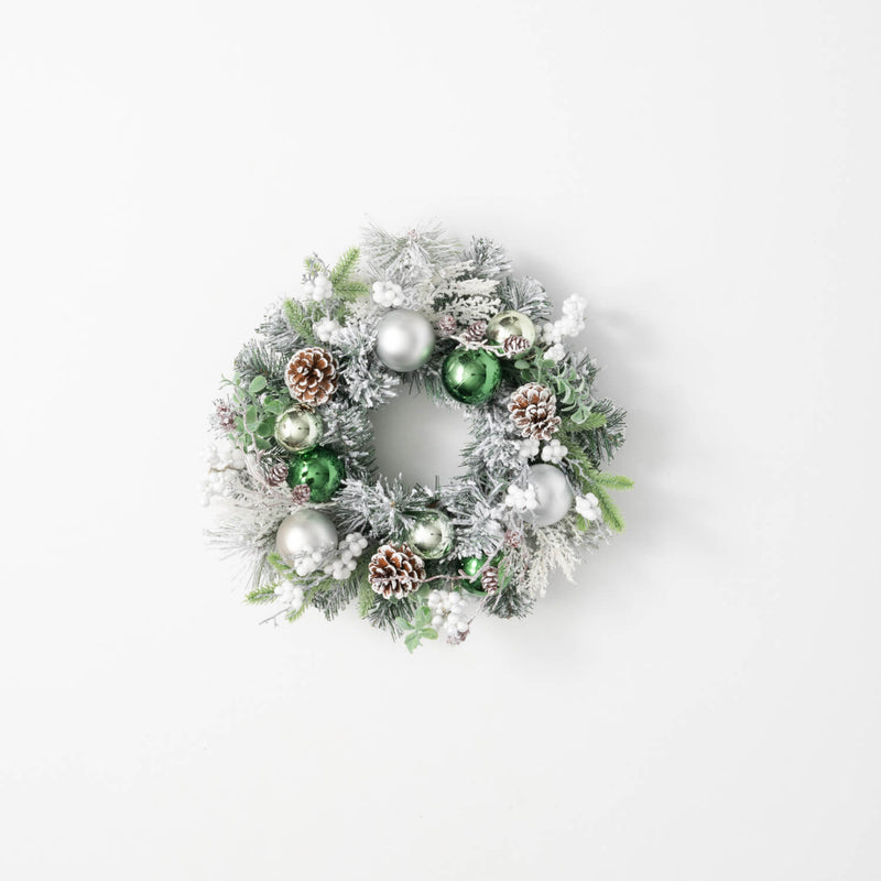 Frosted Pine Ball Accent Ring
