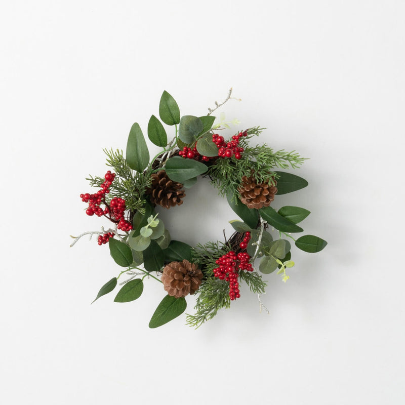 Pine & Red Berry Accent Ring