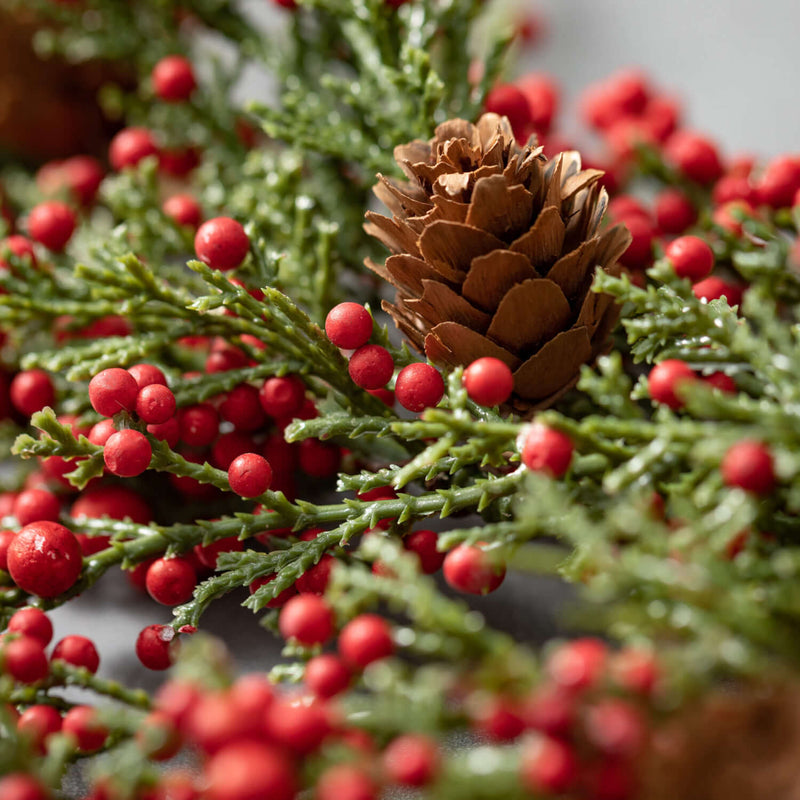 4.5" Cedar Berry Ring