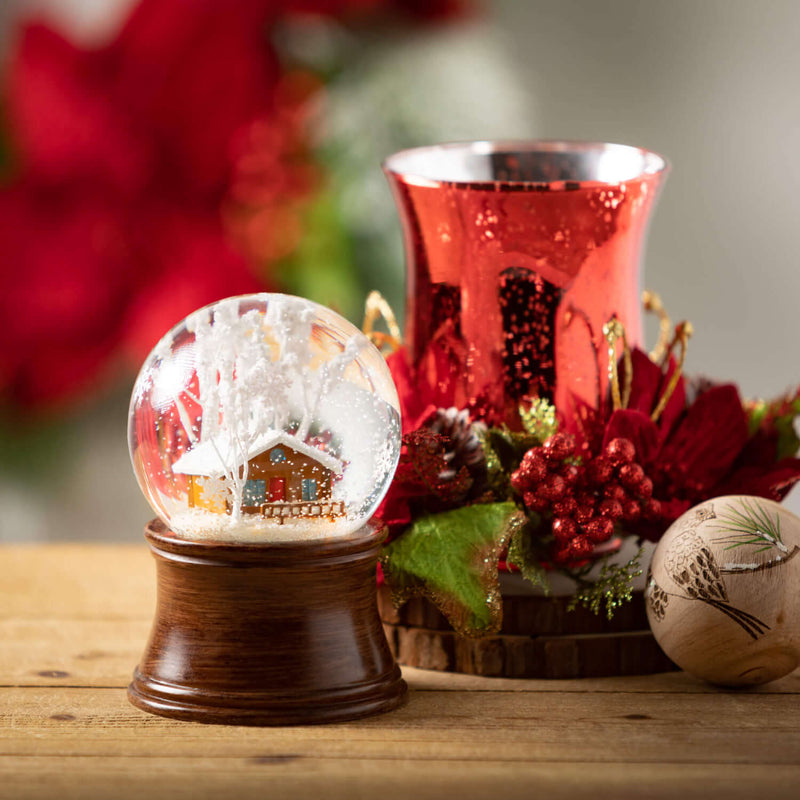 Red Poinsettia Candleholder