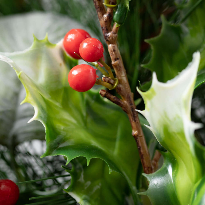 Holly, Berry, & Pine Ring