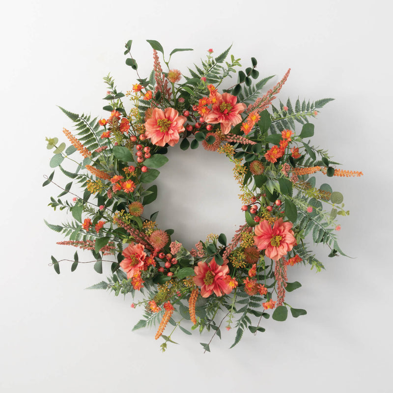Dahlia Berry Wreath