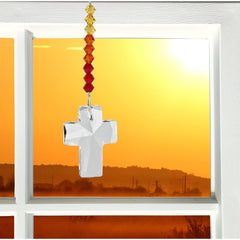 Crystal Cross Suncatcher - Sunrise main image